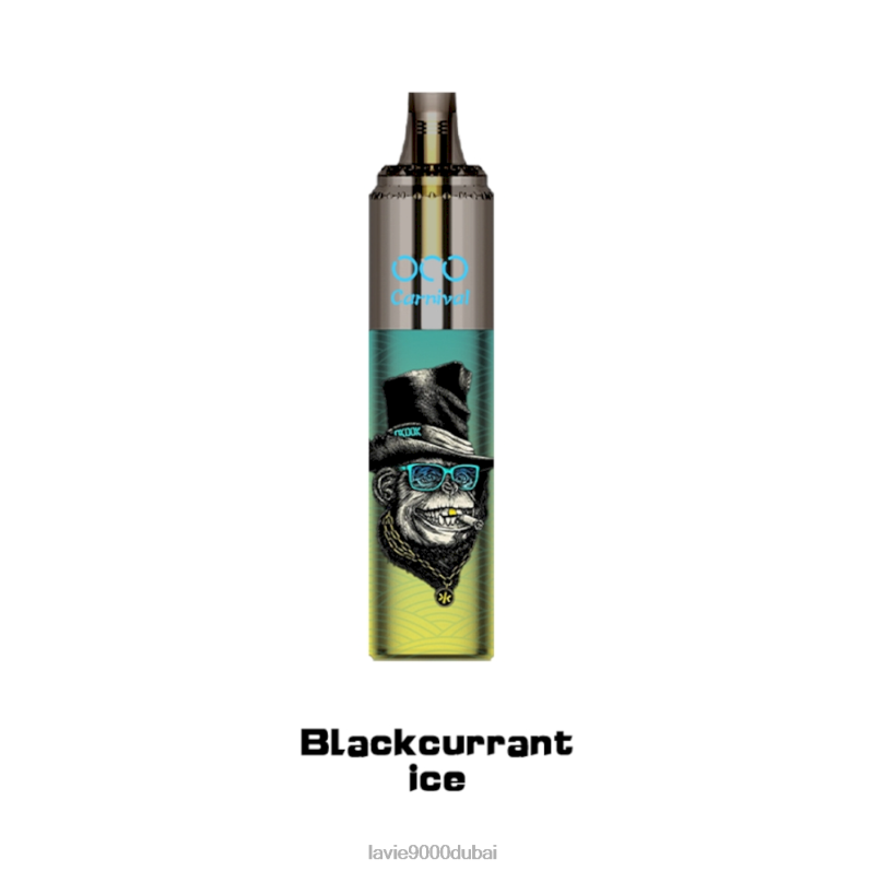 Lavie Vape Review - LAVIE OCO كرنفال 10000 نفث جليد الكشمش الأسود RXPNJ348